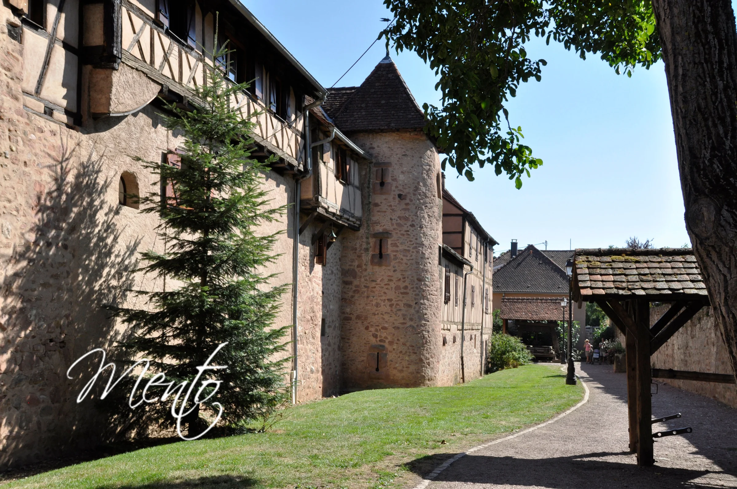 Muralla en Riquewihr