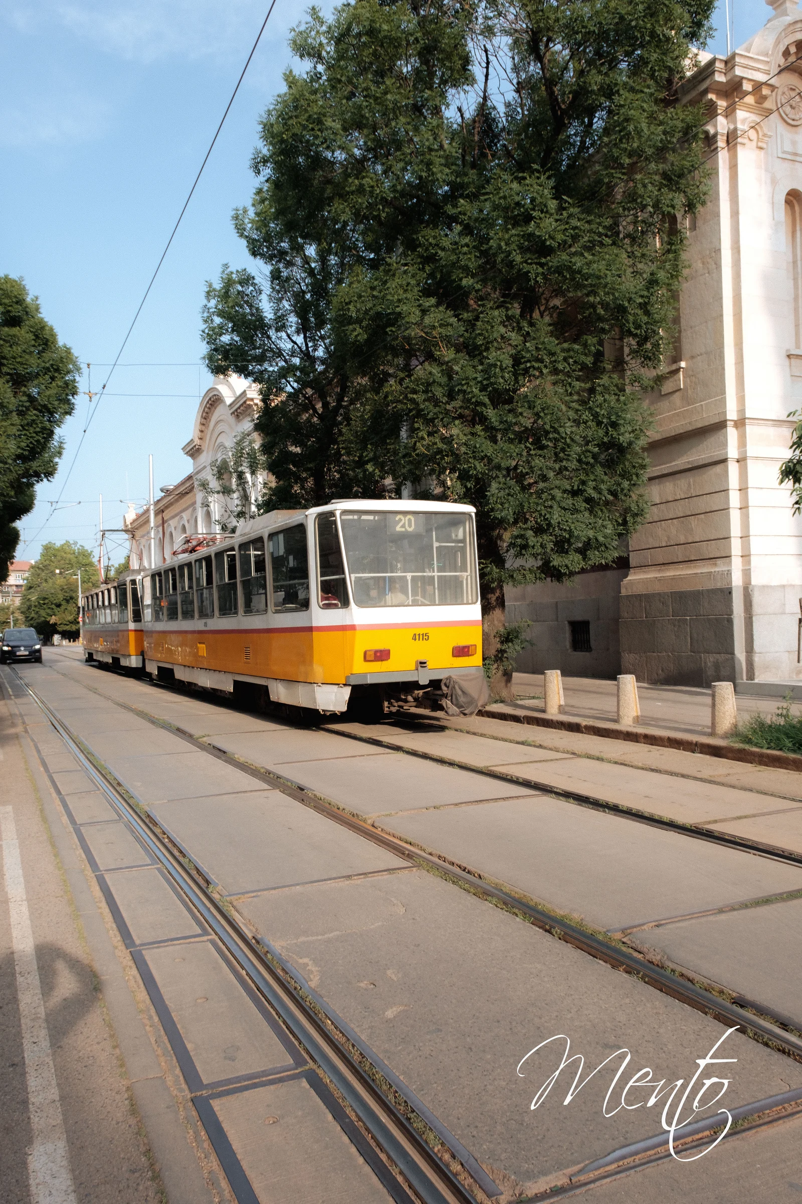 Tranvia en las calles de Sofia