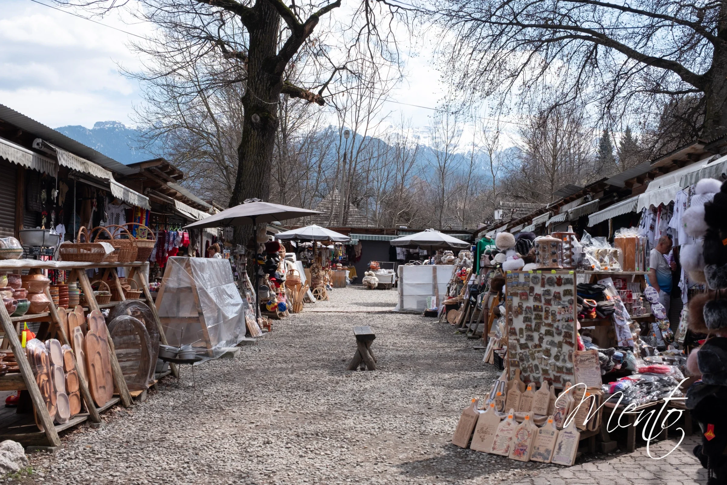 Mercadillo turístico en Bran