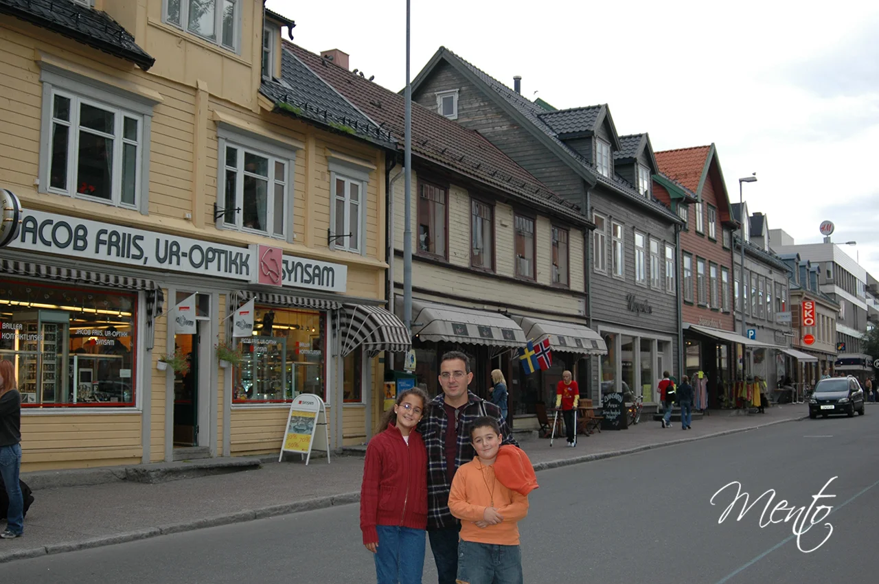En las calles de Tromso