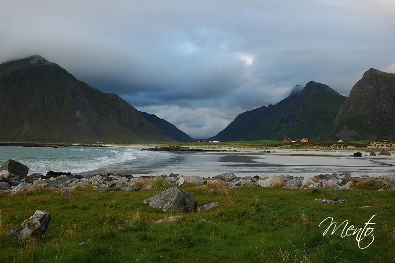 Playa paradisiaca en las islas Lofoten