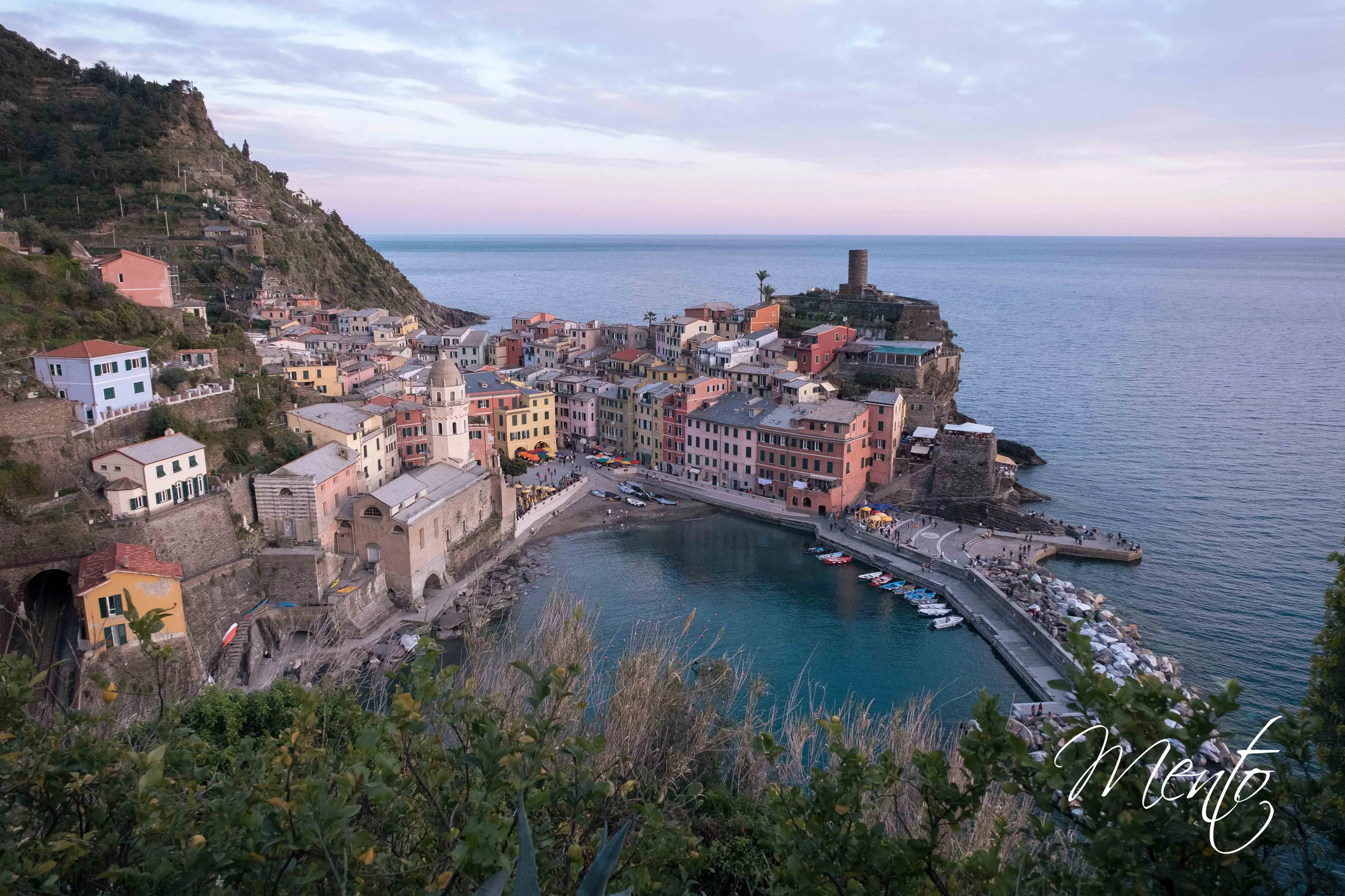 Vernazza desde el sendero a Monterosso.