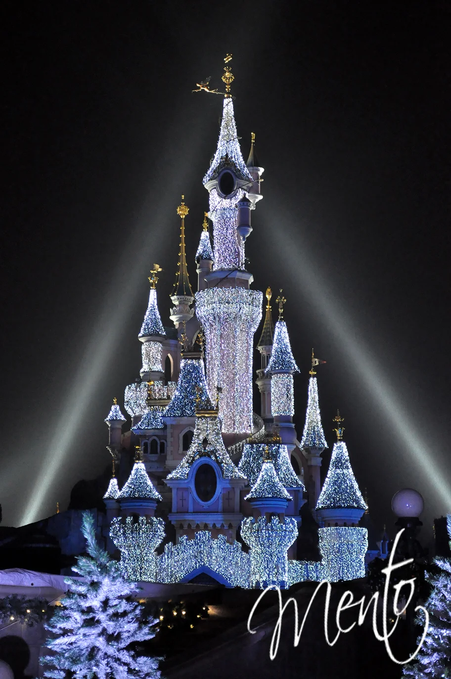 Iluminación del castillo en 2010