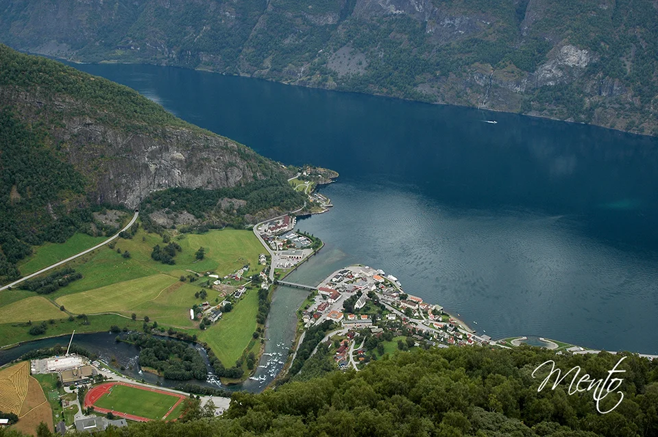 Aurland desde el mirador