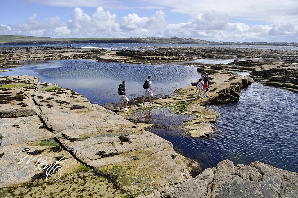 Kilkee. Aprovechando la marea baja