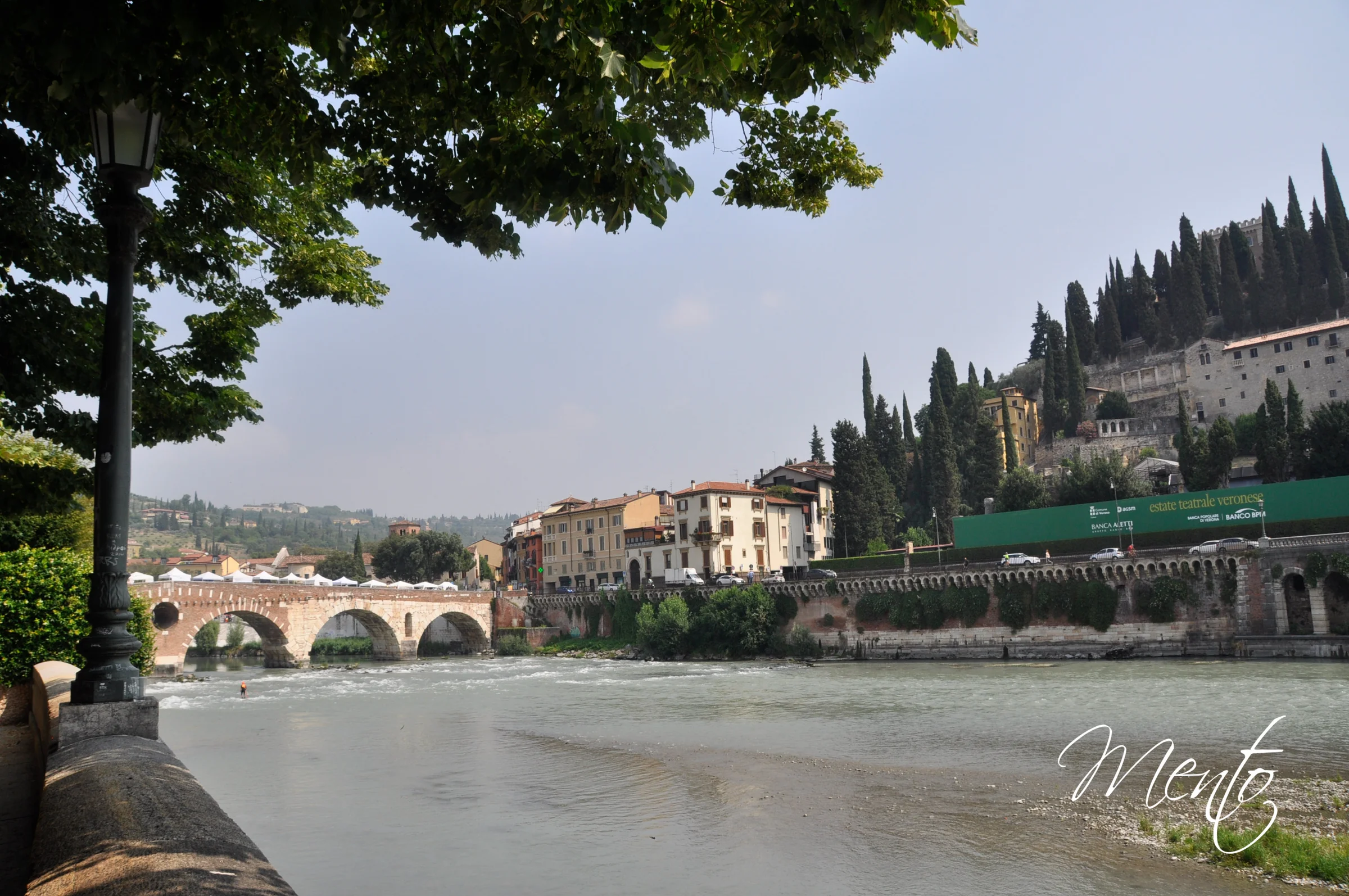Verona. Vistas desde la Piazzetta Bra Molinari