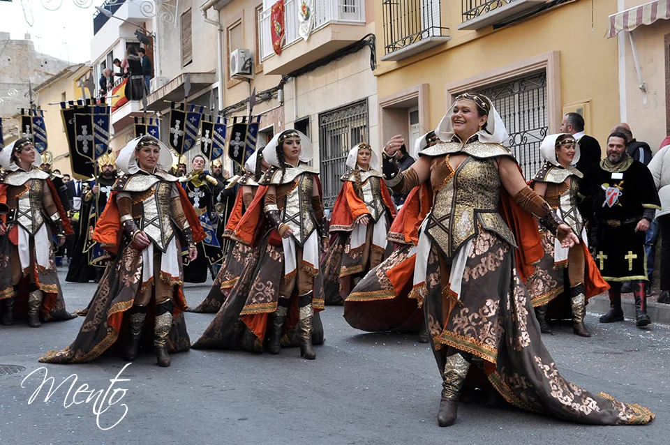 Desfile general día 8 (2017). Comparsa cristianos