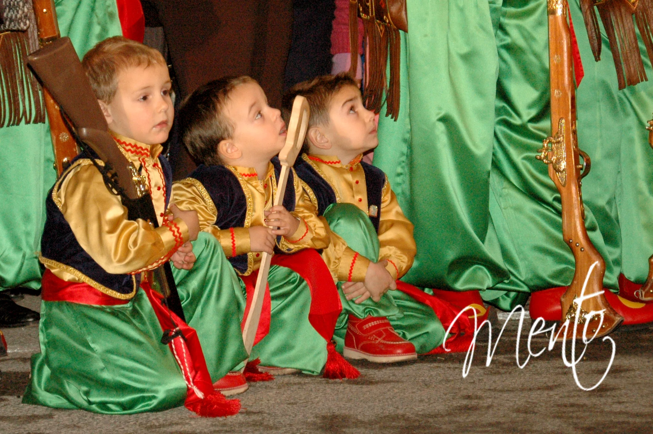 Escolta de honor durante la embajada mora