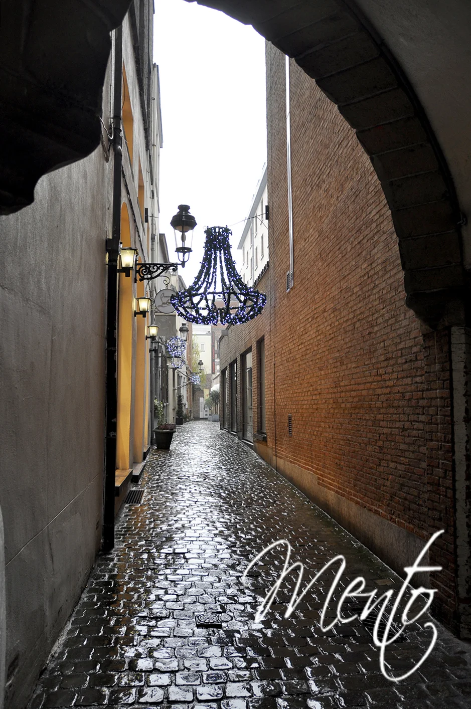 Callejón desde la plaza Grand Sablon