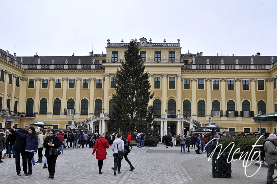 Mercadillo navideño en el Palacio de Schönbrunn