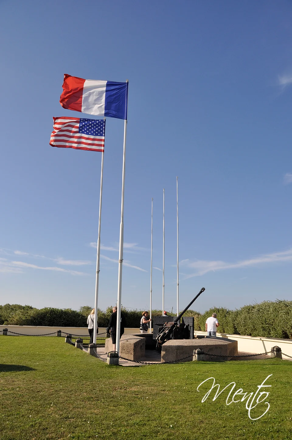Todo recuerda a la II guerra mundial en los alrededores de Utah Beach
