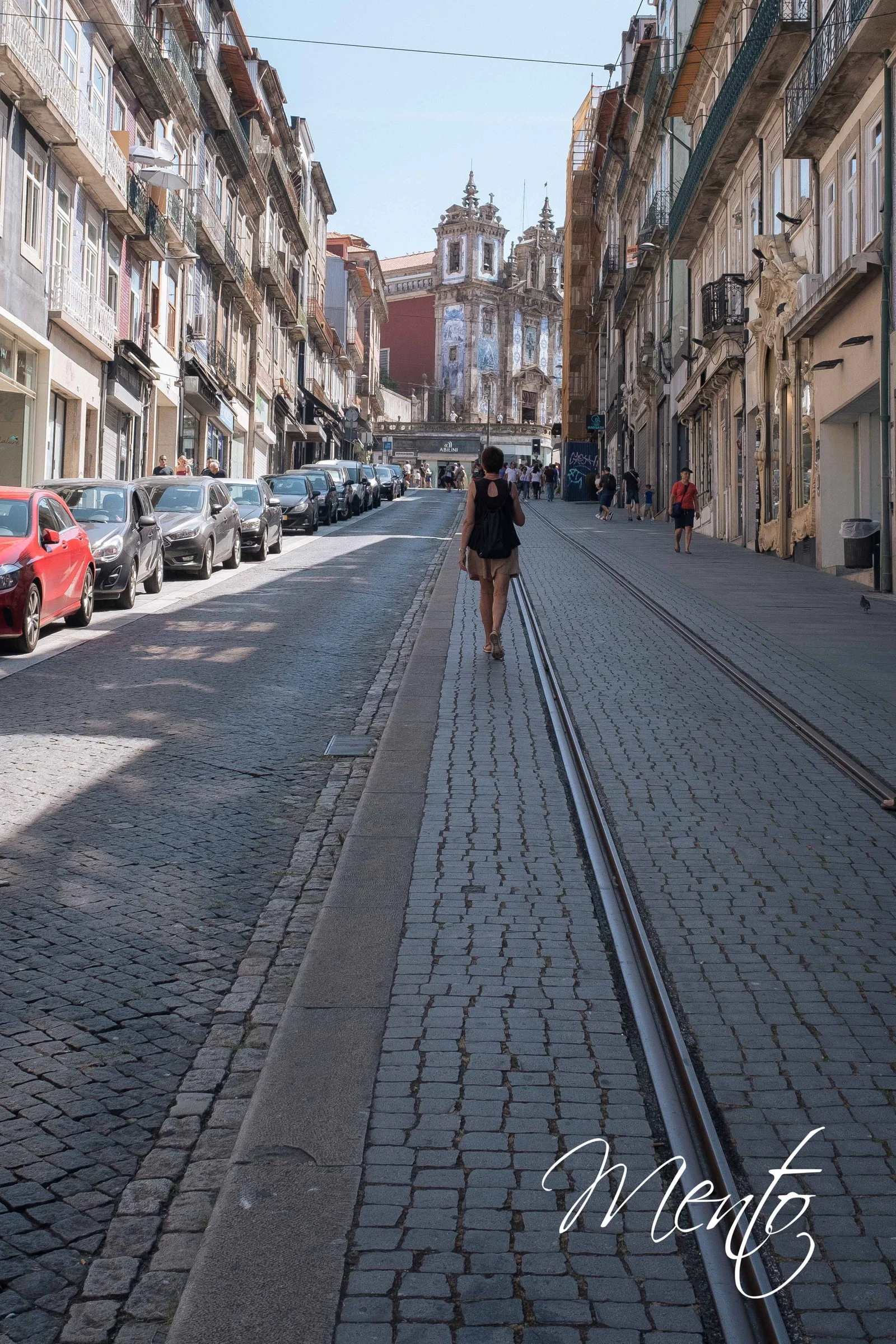 Rua 31 de Janeiro hacia la Iglesia de San Ildefonso