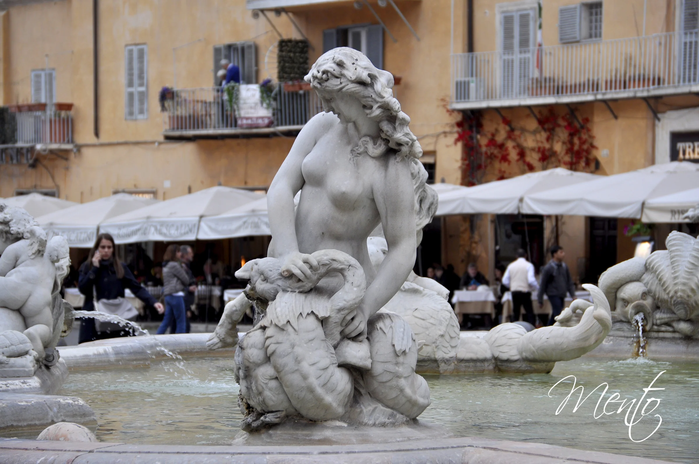 Fuente de Neptuno en la Plaza Navona