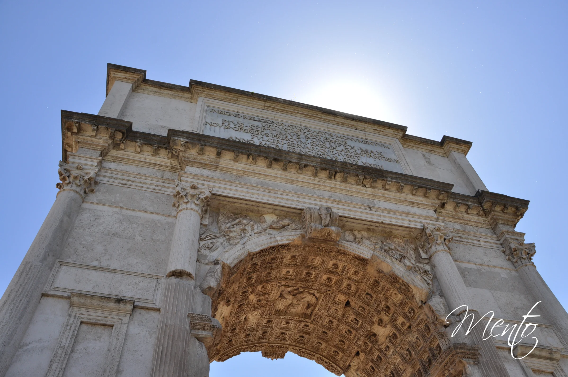Arco de Tito en el Foro romano