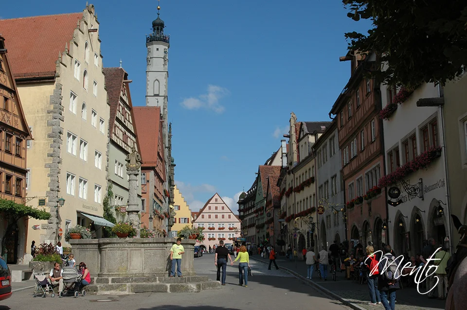 Herrengasse en Rothenburg ob der Tauber