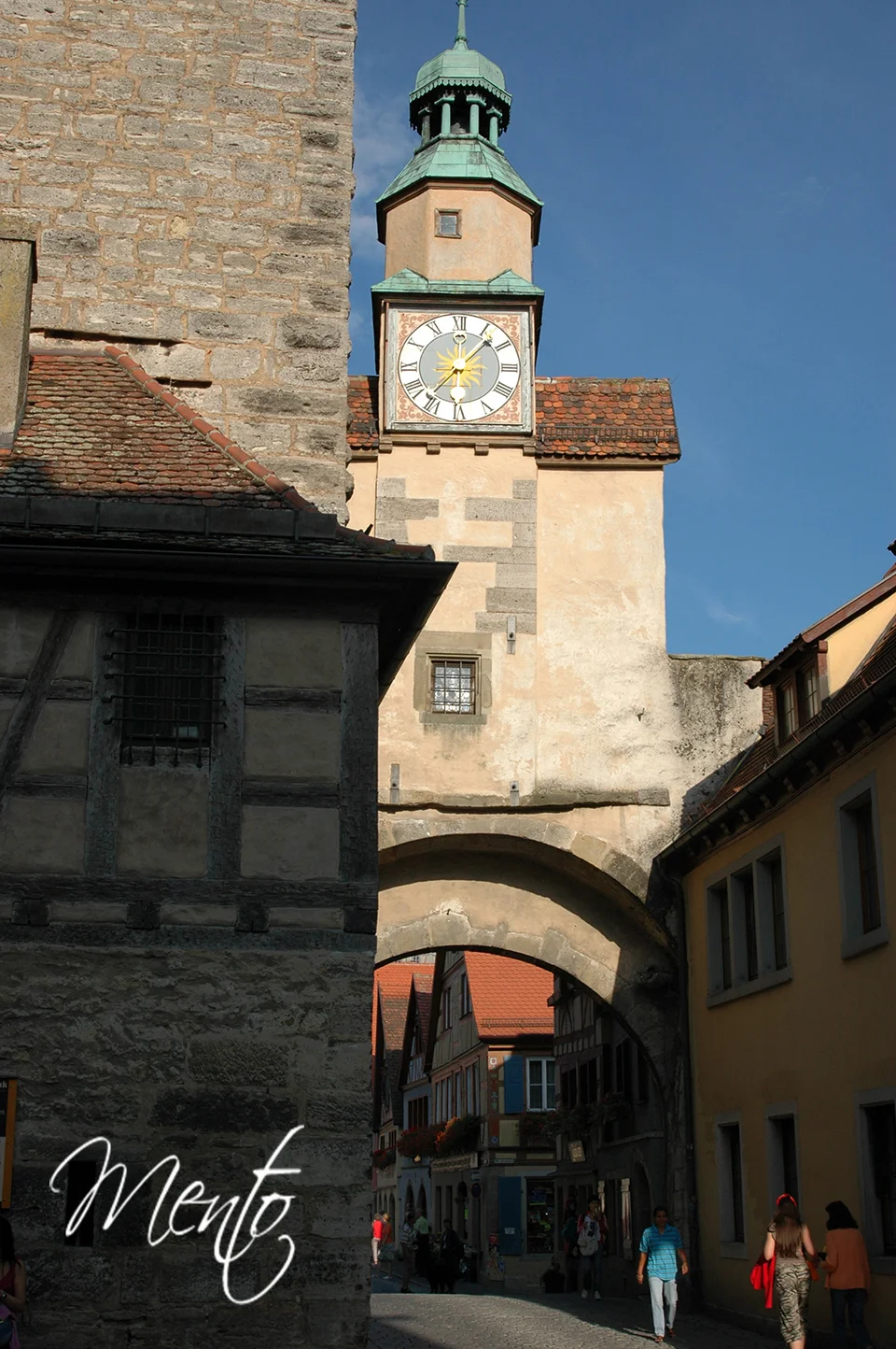 Reloj del Bütelhaus en Rothenburg ob der Tauber