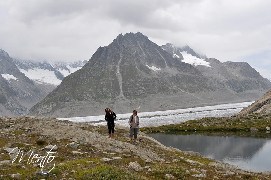 Todavía se aprecia el Aletsch al fondo de la imagen.