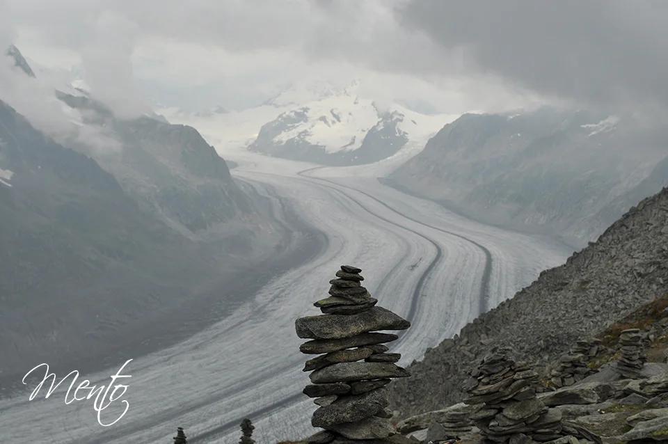 El glaciar Aletsch desde Eggishorn, el mirador más alto.