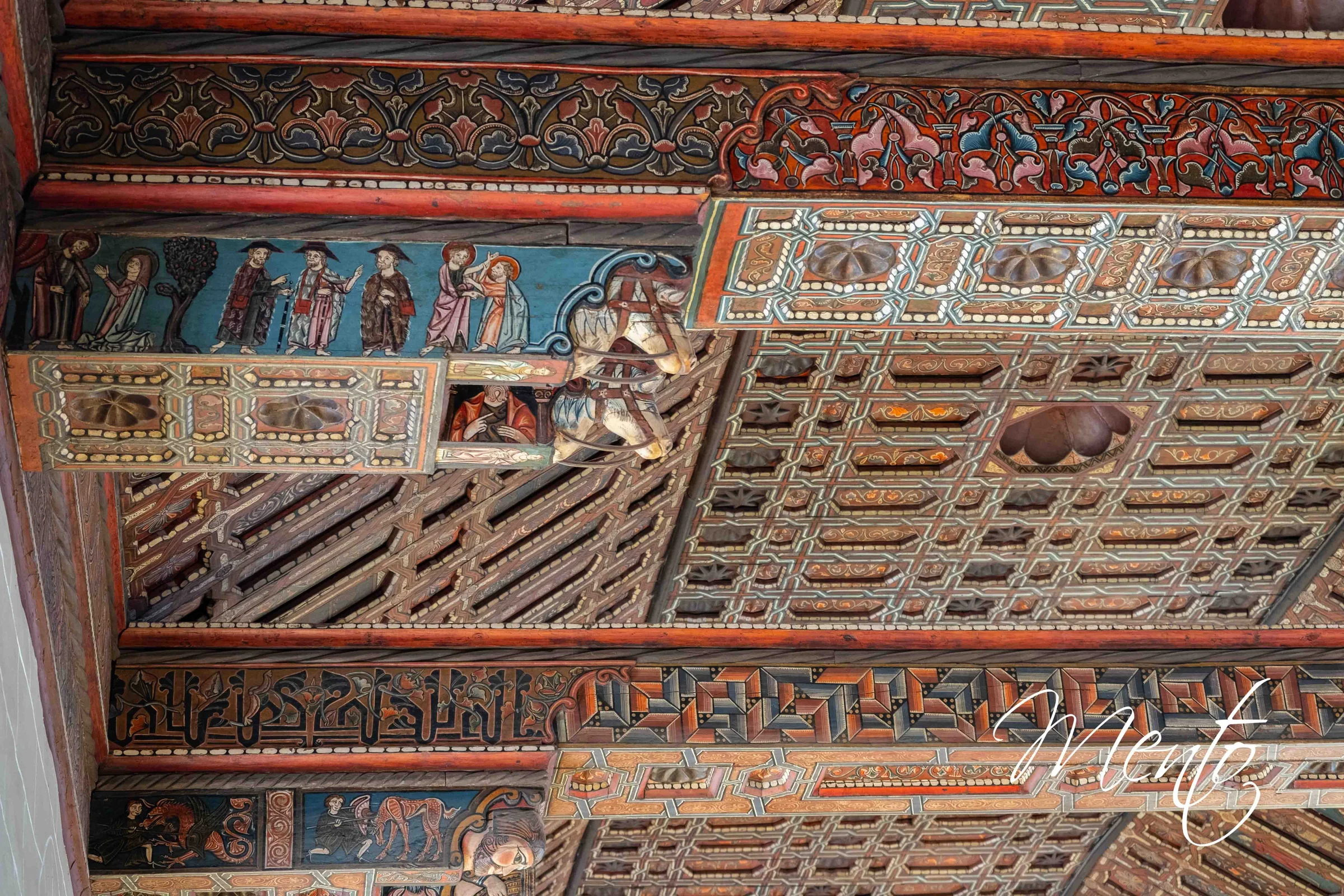 Techo de la catedral de Santa María de Mediavilla